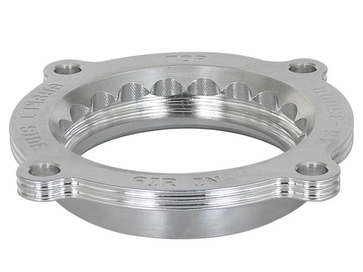 aFe Silver Bullet Throttle Body Spacer 2018+ Jeep Wrangler (JL) V6 3.6L - Bull Strap