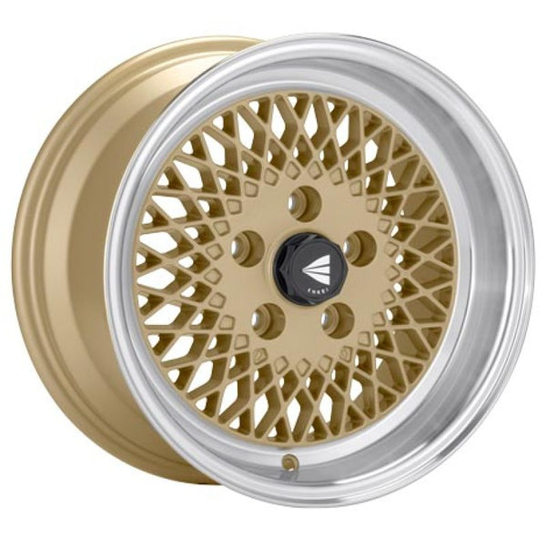 Enkei92 Classic Line 15x8 25mm Offset 4x100 Bolt Pattern Gold Wheel - Bull Strap
