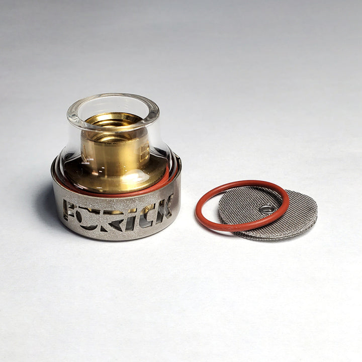 Ticon Industries Furick Cup BBW Number 16 Pyrex Cup Kit Titanium Cover - Bull Strap
