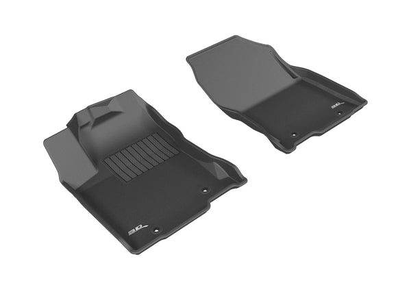 3D MAXpider 2015-2020 Lexus NX/NX Hybrid Kagu 1st Row Floormat - Black - Bull Strap