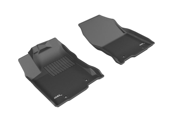 3D MAXpider 2015-2020 Lexus NX/NX Hybrid Kagu 1st Row Floormat - Black - Bull Strap