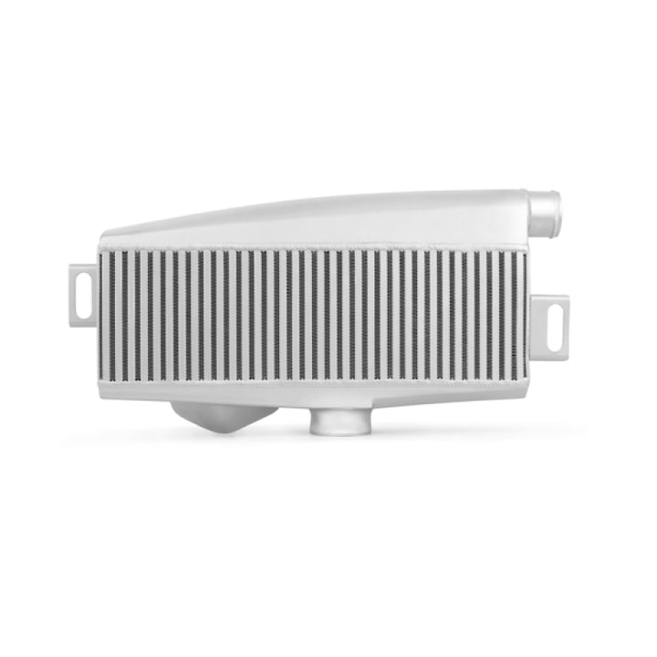 Mishimoto Subaru 02-07 WRX/04-07 STi Top-Mount Intercooler Kit - Powder Coated Silver & Blue Hoses - Bull Strap