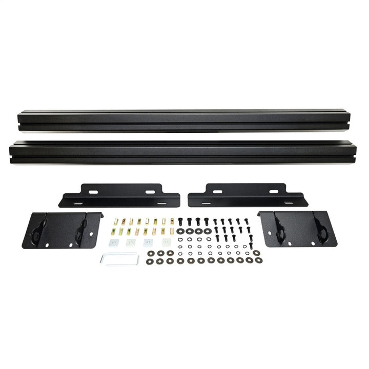 Westin 19-24 Mercedes-Benz Sprinter w/ 170in WB Mesa Roof Rack EXTENSION  ONLY - Tex. Blk - Bull Strap