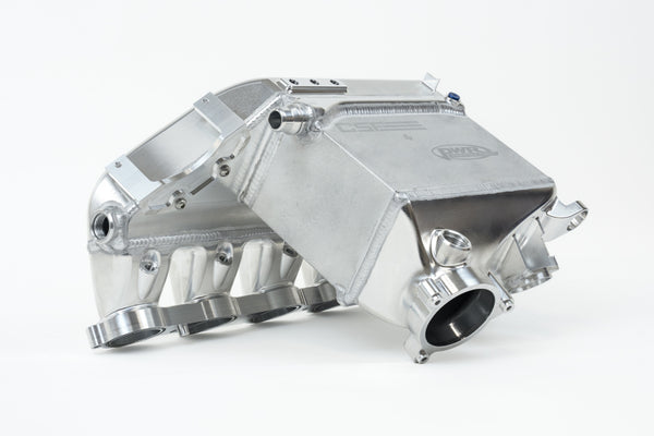 CSF BMW M2/M3/M4 S58 Comp & Non-Comp (G8X) Charge-Air Cooler Manifold - Raw Billet - Bull Strap