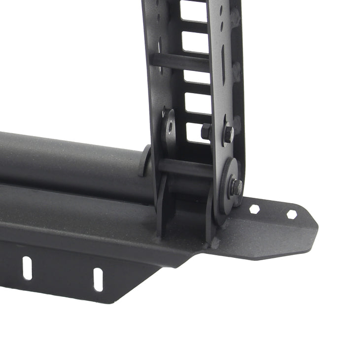 Go Rhino 19-21 Jeep Gladiator XRS Overland Xtreme Rack - Black - Bull Strap