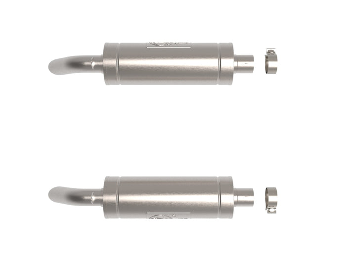 aFe 02-08 Mercedes-Benz G500 L6-3.0L (tt) Vulcan Series 2.5in 304 SS  Cat-Back Exhaust System - Bull Strap