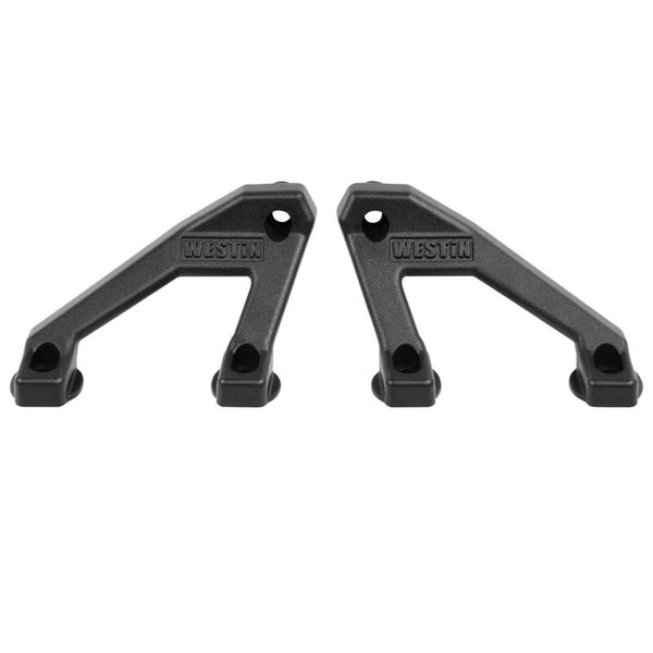 Westin 18-20 Jeep Wrangler / 2020 Gladiator LED Cowl Mount - Textured Black - Bull Strap