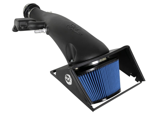 aFe Magnum FORCE Stage-2 Pro 5R Cold Air Intake System 2018 Ford F-150 V6-3.3L - Bull Strap