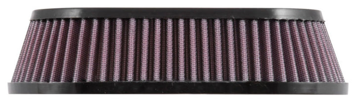K&N Universal Custom Air Filter - Oval Shape 9.313in OD / 2.375 Height - Bull Strap