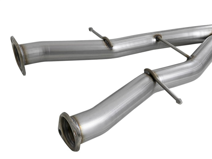 aFe MACHForce XP Cat-Back Exhaust Stainless No Tips 12-15 Jeep Grand Cherokee SRT/SRT-8 V8 Hemi 6.4L - Bull Strap