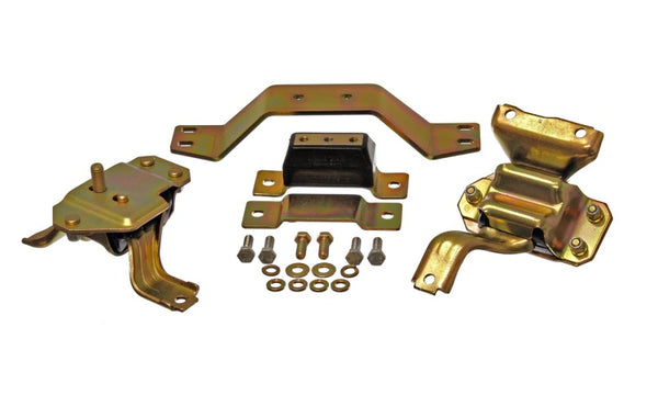 Energy Suspension 99-04 Ford Mustang 4.6L V8 Black Motor & Transmission Mount Set - Bull Strap