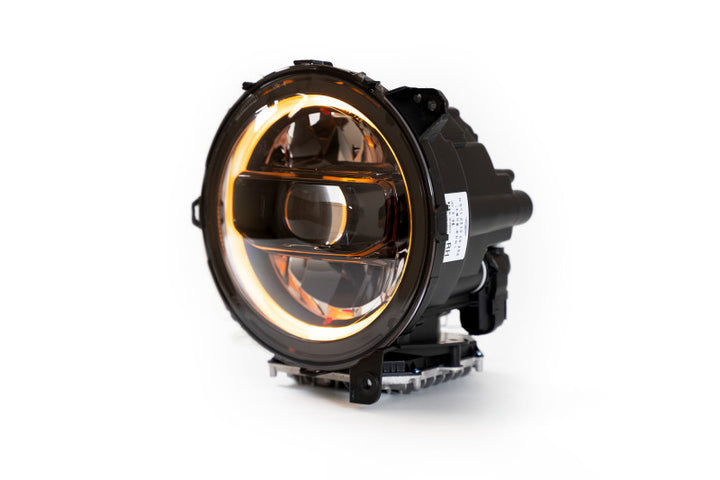 DV8 Offroad 18-22 Jeep Gladiator Wrangler LED Projector Headlights - Bull Strap