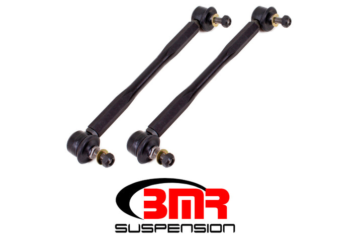 BMR 14-17 Chevy SS Front Sway Bar End Link Kit - Black - Bull Strap