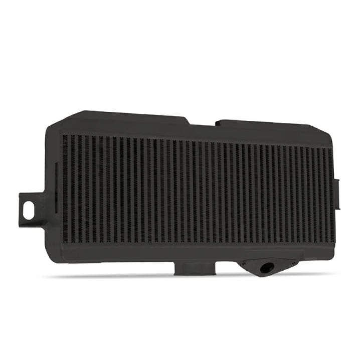 Mishimoto Subaru 08-15 WRX STi Top-Mount Intercooler Kit - Powder Coated Black & Black Hoses - Bull Strap