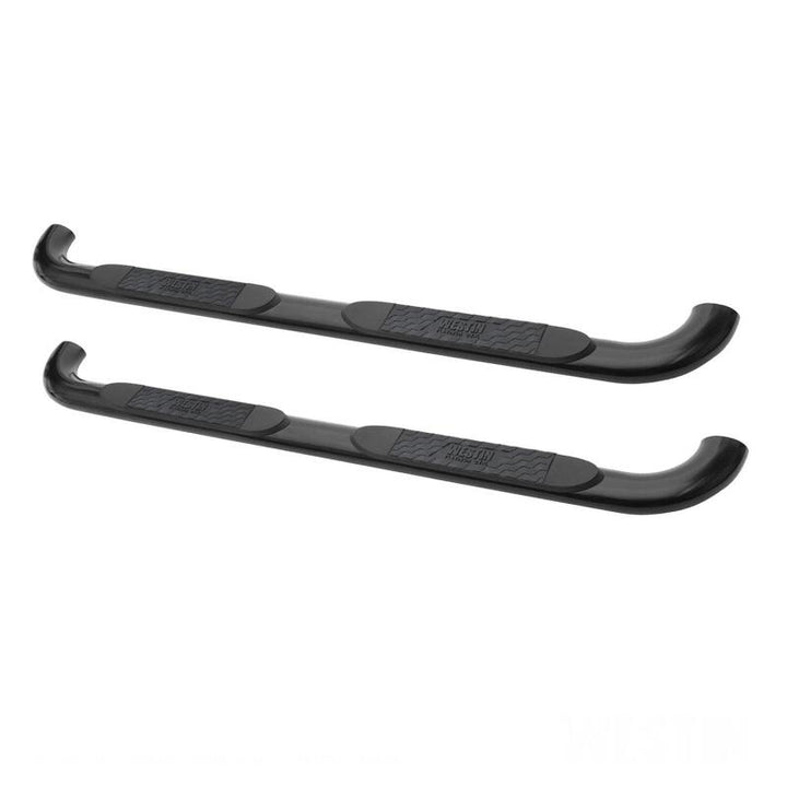 Westin 2009-2018 Dodge/Ram 1500 Crew Cab Platinum 4 Oval Nerf Step Bars - Black - Bull Strap