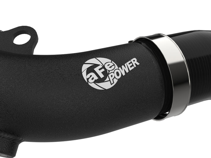 aFe 2024+ Jeep Wrangler JL L4-2.0L (t) BladeRunner 2-1/2in Aluminum Hot Charge Pipe - Black - Bull Strap