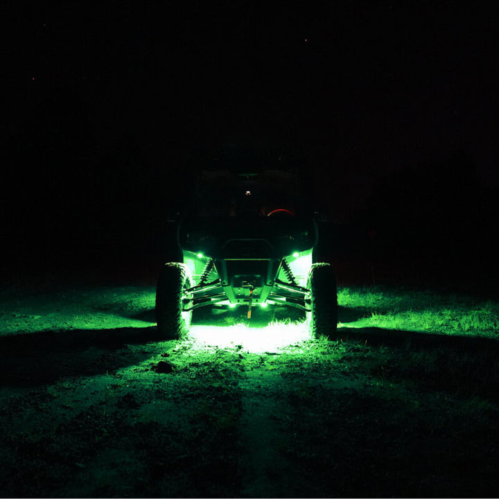 KC HiLiTES Cyclone V2 LED - Replacement Lens - Green - Single - Bull Strap