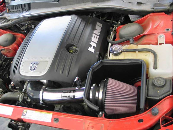 K&N 05-08 Magnum/06-13 Charger/08-13 Challenger / 05-13 Chrysler 300C V8 5.7L Typhoon C/A Intake - Bull Strap