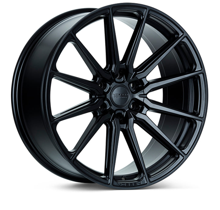 Vossen HF6-1 22x9.5 / 6x139.7 / ET20 / Deep Face / 106.1 - Satin Black Wheel - Bull Strap