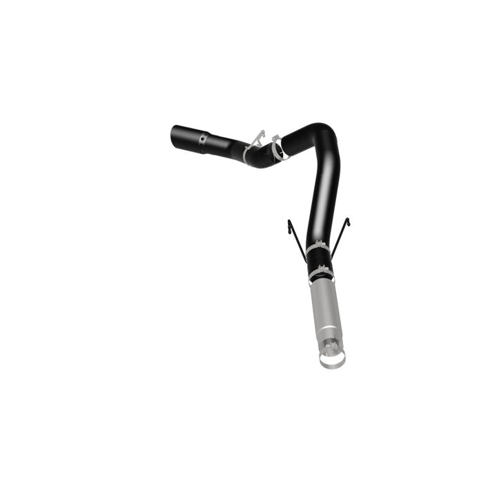 MagnaFlow 2020 Dodge Ram 3500 6.7L DPF-Back Black 5in Single Passenger Side Rear Exit - Bull Strap
