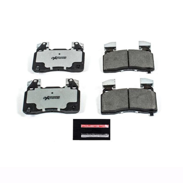 Power Stop 15-19 Cadillac CTS Front Z26 Extreme Street Brake Pads w/Hardware - Bull Strap