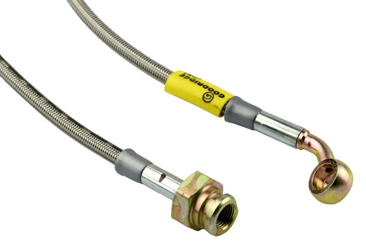 Goodridge 12-15 Chevrolet Camaro (ZL1 Only) Stainless Steel Brake Line Kit - Bull Strap
