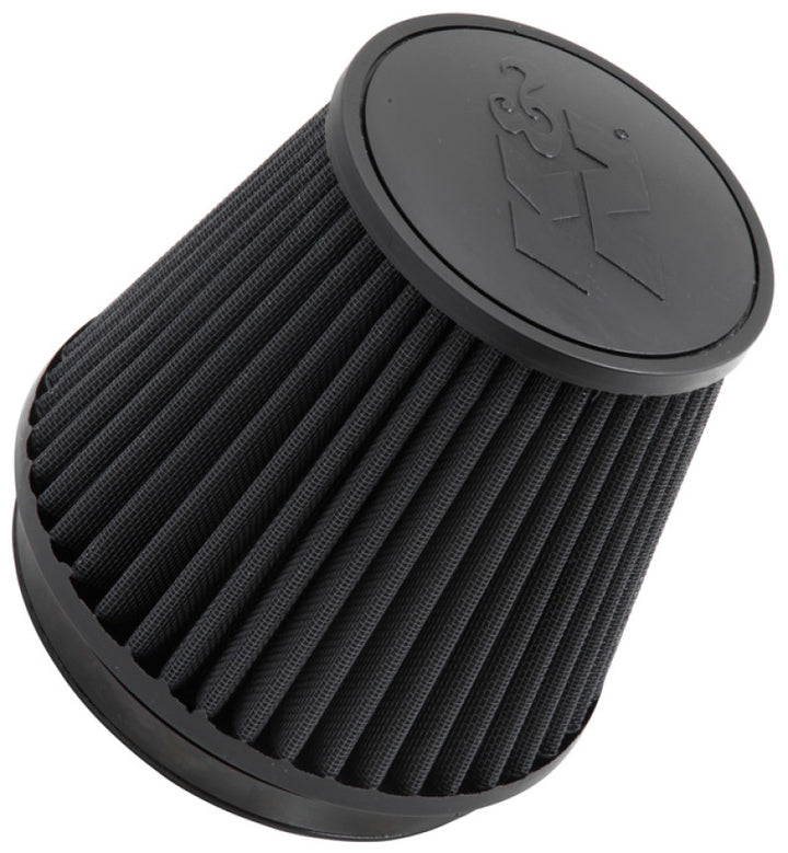 K&N Universal Rubber Filter Round Tapered 6in Flange ID x 7.5in Base OD x 5.25in Top OD x 6in Height - Bull Strap