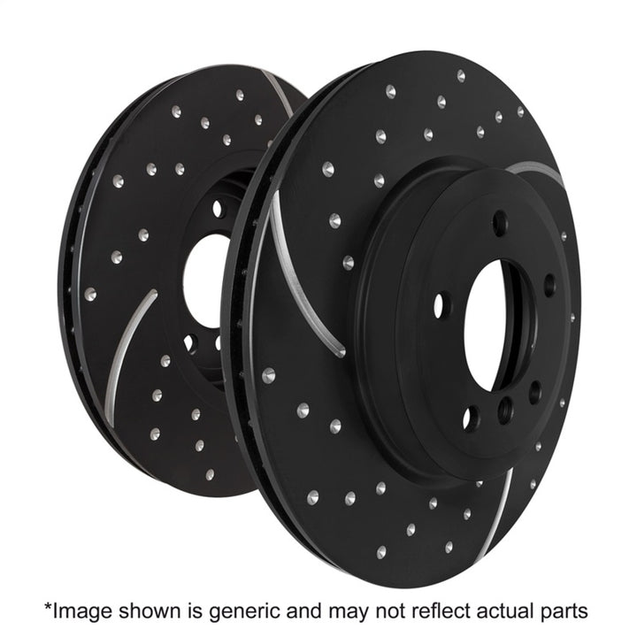 EBC 98-99 Ford F250 (inc Super Duty) 6.8 Super Duty 4WD GD Sport Front Rotors - Bull Strap