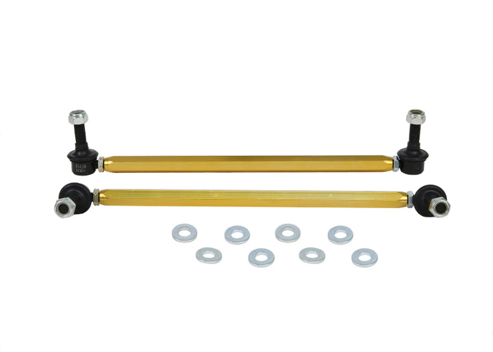 Whiteline 10-16 Hyundai Genesis Coupe Front Sway Bar Links - Bull Strap