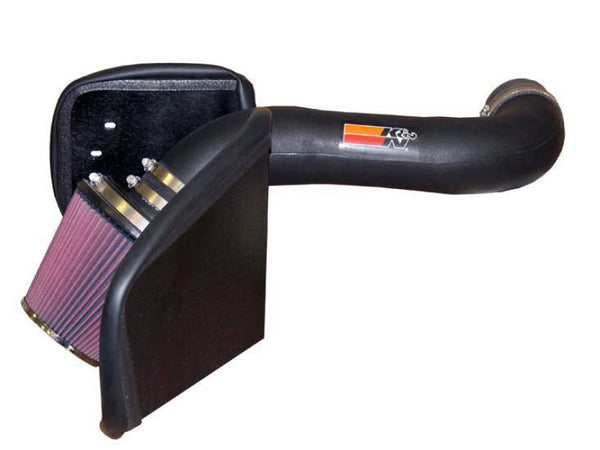 K&N 05-06 Dodge Dakota V8-4.7L Performance Intake Kit - Bull Strap
