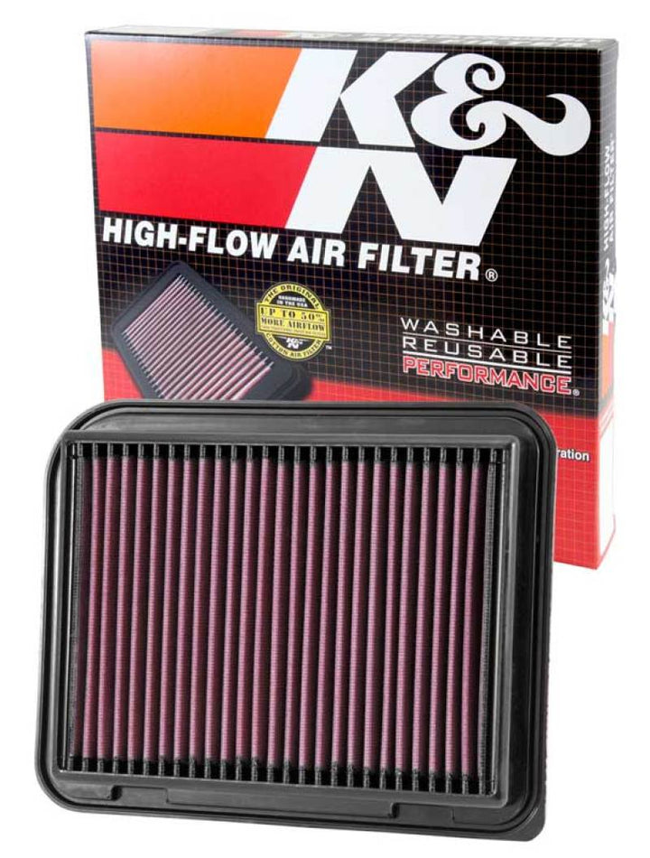K&N Replacement Panel Air Filter for Mitsubishi 12-15 Outlander/12-14 ASX/13-14 Lancer - Bull Strap