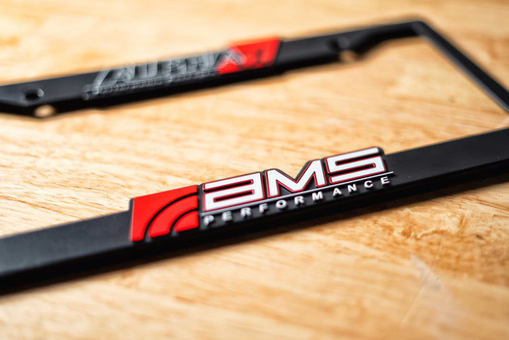 AMS Performance AMS / Alpha License Plate Frame - Bull Strap