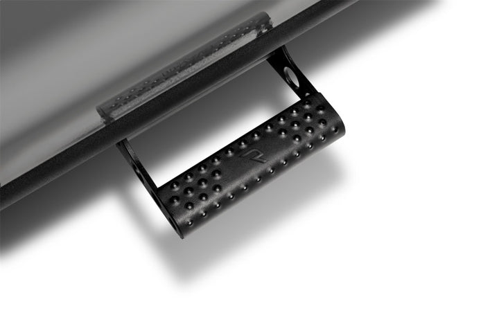 N-Fab RKR Step System 16-17 Toyota Tacoma Double Cab - Tex. Black - 1.75in - Bull Strap