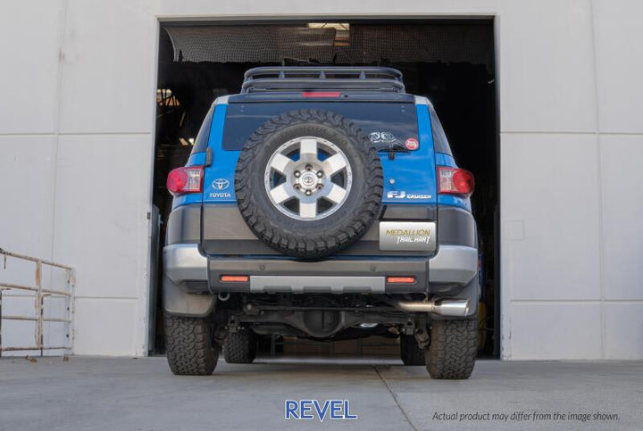 Revel 07-14 Toyota FJ Cruiser Medallion Trail Hart Cat-Back Exhaust - Bull Strap