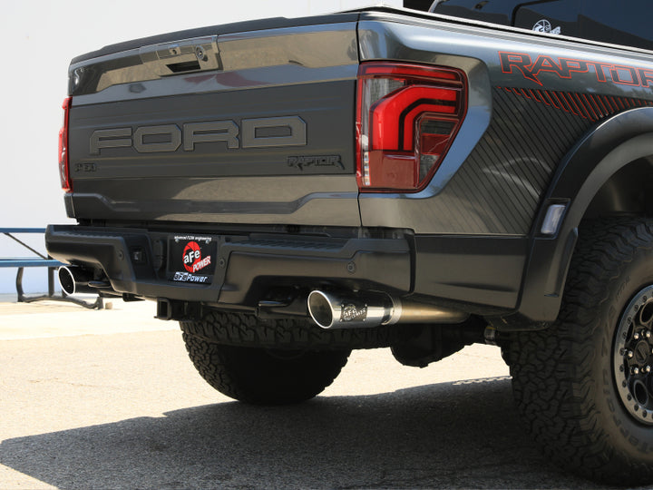 aFe Vulcan Series Cat-Back Exhaust System Ford F-150 Raptor 21-24 V6-3.5L (tt) - Bull Strap