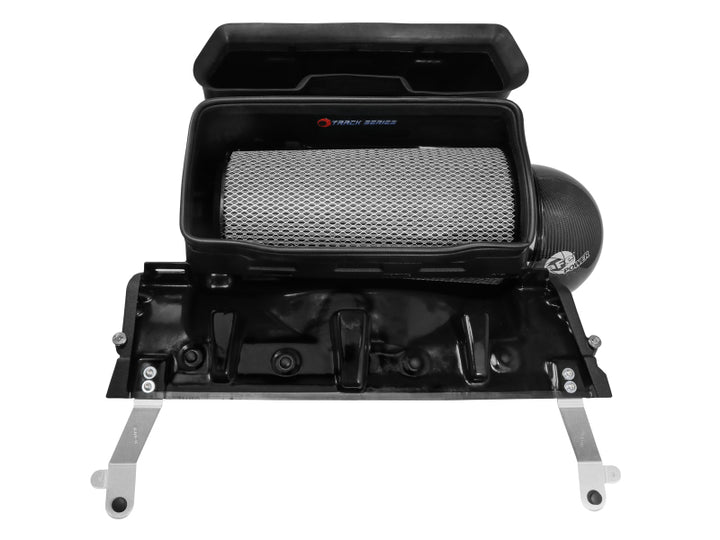 aFe 21-23 RAM 1500 TRX Track Series Carbon Fiber Cold Air Intake System w/ Pro DRY S - Bull Strap