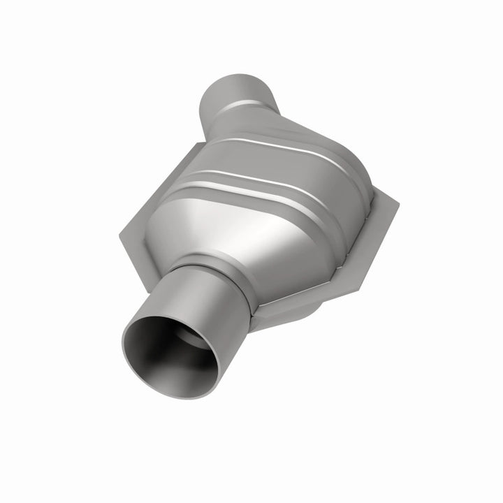 MagnaFlow Conv Univ 2.5 Angled Inlet - Bull Strap