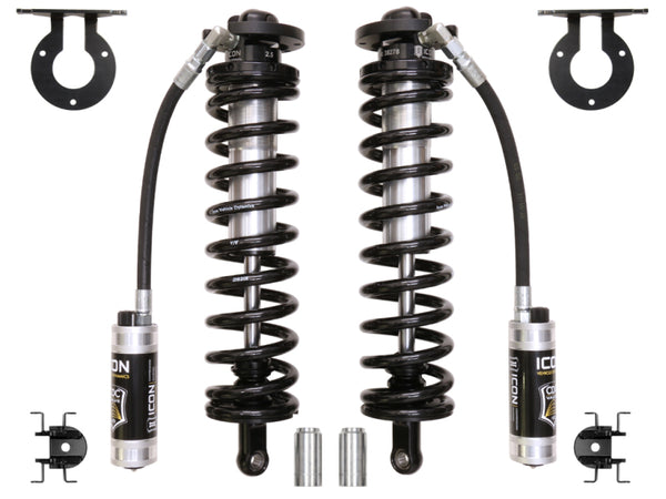 ICON 2005+ Ford F-250/F-350 Super Duty 4WD 4in 2.5 Series Shocks VS RR CDCV Bolt-In Conversion Kit - Bull Strap