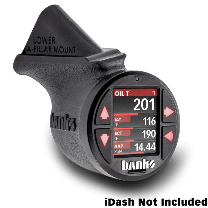 Banks Power 2018-2023 Jeep Gauge Pod Kit - Single Gauge - Lower Mount - Bull Strap