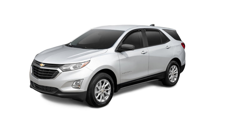 AVS 2018 Chevy Equinox Ventvisor Outside Mount Window Deflectors 4pc - Smoke - Bull Strap