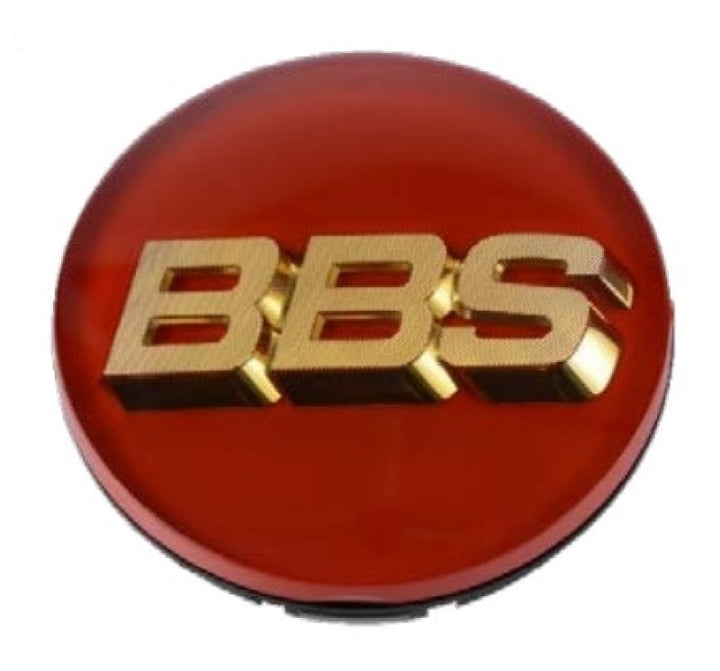 BBS Center Cap 56mm Red/Gold (56.24.012) - Bull Strap