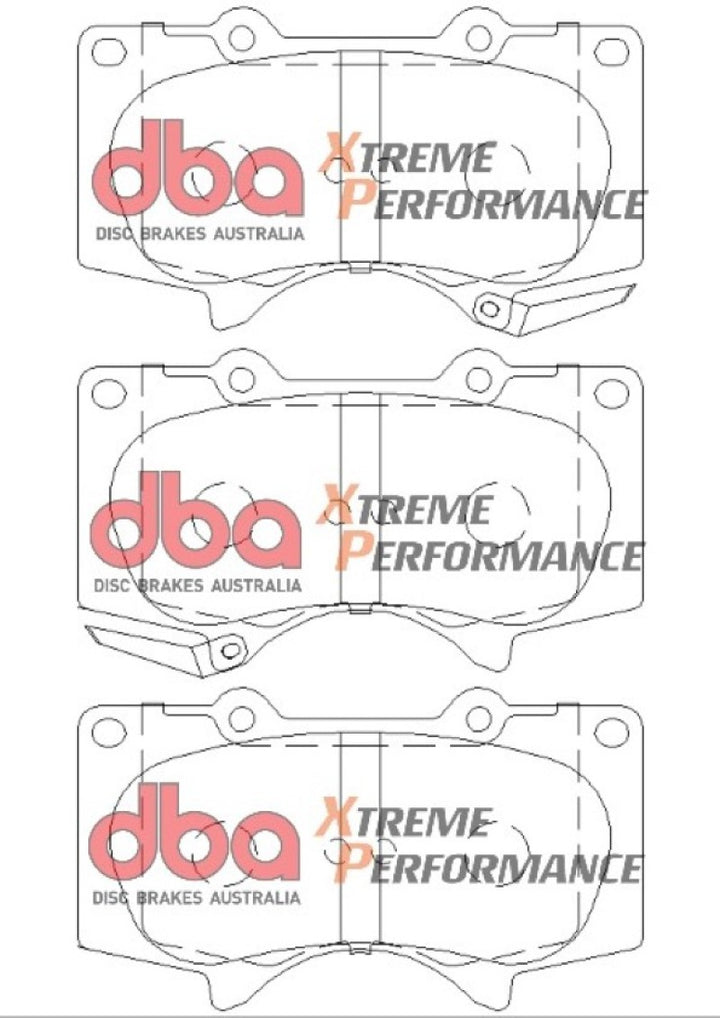 DBA 2015 Toyota Tacoma XP650 Front Brake Pads - Bull Strap