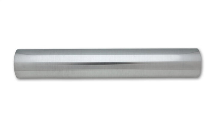 Vibrant 1.5in O.D. Universal Aluminum Tubing (18in long Straight Pipe) - Polished - Bull Strap