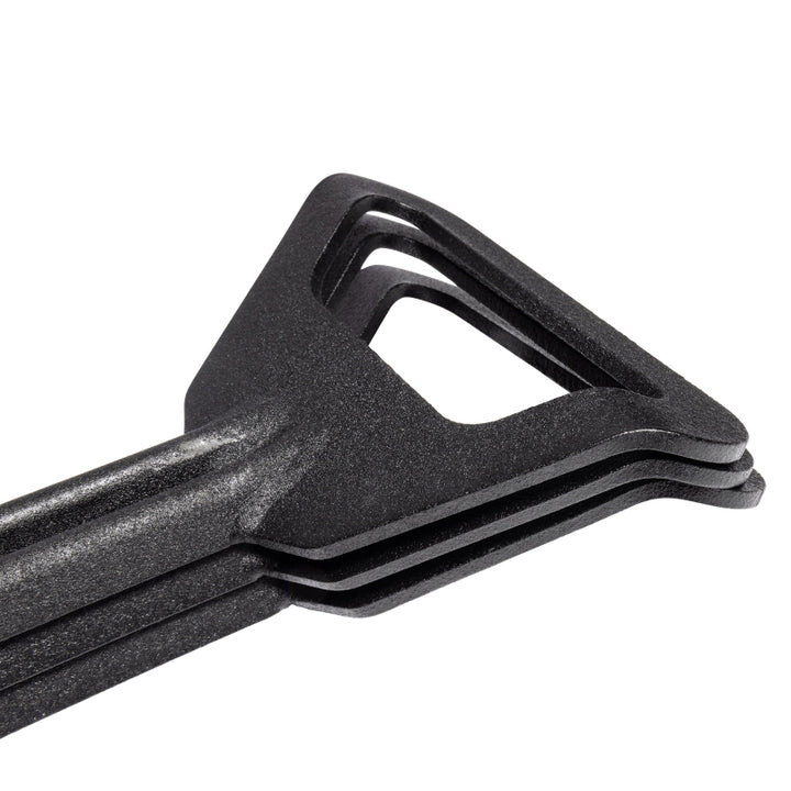 Go Rhino Xventure Gear Sharktooth Stackable Shovel - Textured Black - Bull Strap