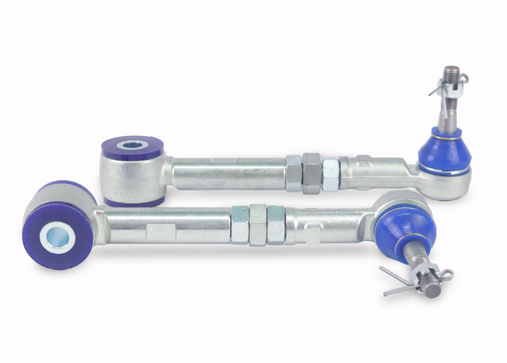 SuperPro 2013 Scion FR-S Base Lower Rear HD Adjustable Toe Arm Set - Bull Strap