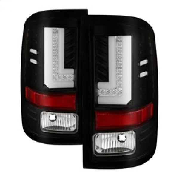 Spyder GMC Sierra 2016-2017 Light Bar LED Tail Lights - Black ALT-YD-GS16-LED-BK - Bull Strap