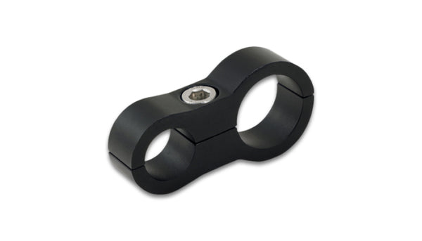 Vibrant Aluminum Line Separator Bracket w/ One 11/16in (17.5mm)  ID - One 13/16in (20.6mm) ID Holes - Bull Strap