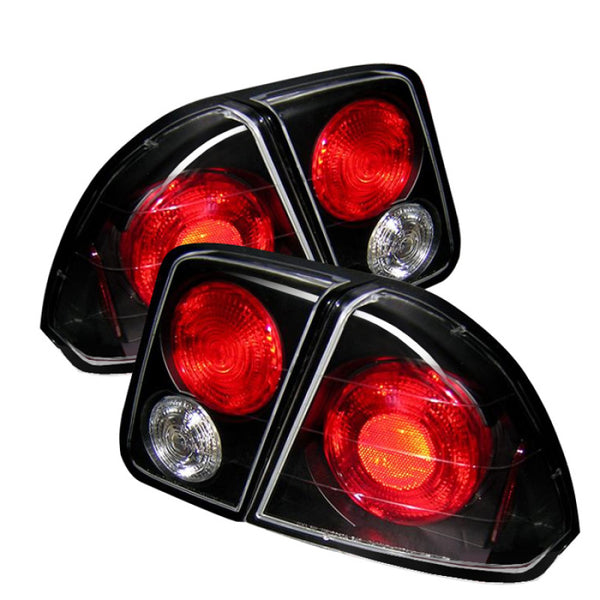 Spyder Honda Civic 01-05 4Dr Euro Style Tail Lights Black ALT-YD-HC01-4D-BK - Bull Strap