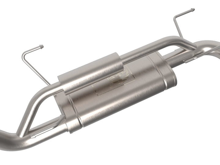 aFe 2025 Toyota 4-Runner 2.5in to 3in SS-304 Cat-Back Exhaust w/ Polished Tip - Bull Strap