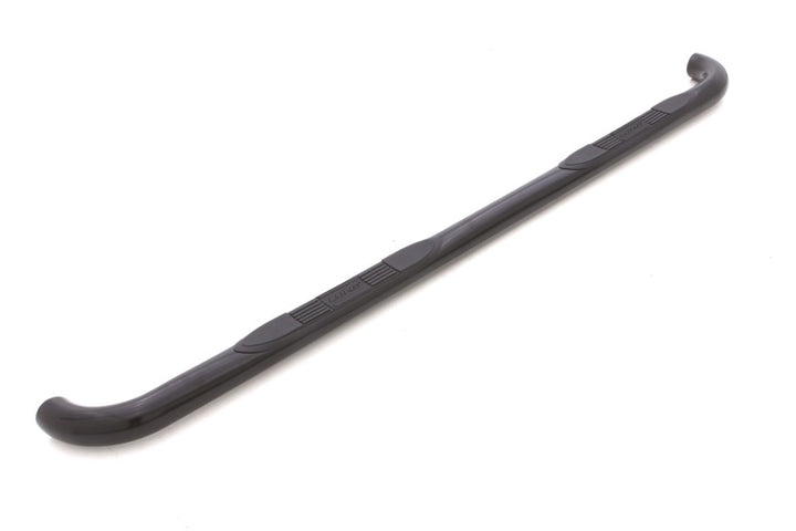 Lund 99-16 Ford F-250 Super Duty Std. Cab 3in. Round Bent Steel Nerf Bars - Black - Bull Strap